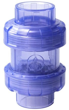 JOSUR Raccord de Tuyau de clapet Anti-Retour unidirectionnel en PVC, for vannes d'aquarium d'irrigation de Jardin(DIN 25mm)