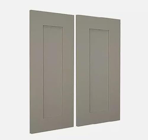 Classic Shaker Kitchen Cabinet Door Pair W275mm - Sage