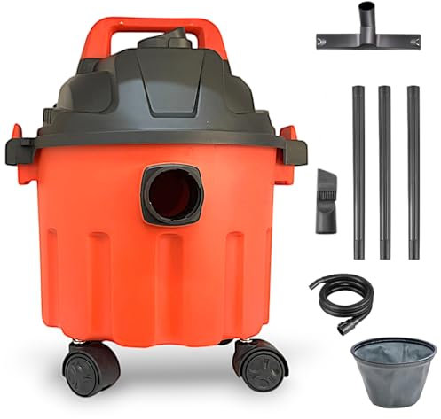 TANIASHOP Bidone Aspiratutto Aspirapolvere Aspiracenere Aspira Liquidi e Solidi Soffiatore 10LT 800W Doppia Funzione Aspiratore e Soffiatore per casa cucina moquette auto giardino