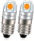 Ruiandsion E10 LED Birne 3030 2SMD Chip 4.5V Nicht Polarität 200LM Gelbe LED Birne Ersatz für Taschenlampen Fackel Arbeitsleuchten Pack von 2