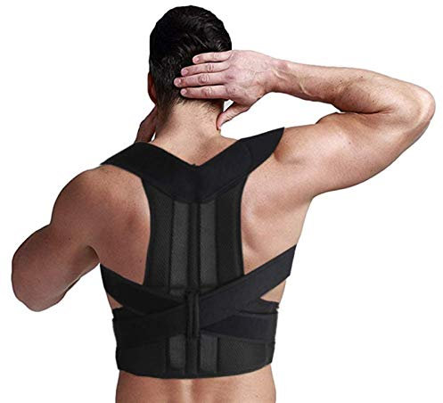 Verstellbare Rückenstütze zur Haltungskorrektur, Bequeme Rückenstütze für Männer und Frauen, Rückenglätter verbessert die Körperhaltung