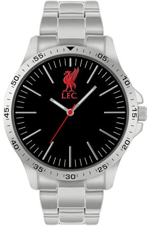 Liverpool Football Club Jungen Analog Quarz Uhr mit Edelstahl Armband LFC8007