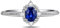 Tolldek 925er Silber Ringe Damen Vintage, Kugel Blume mit Blau Zirkonia Pärchen Ringe Sterlingsilber S925, Hochzeitsring Echt Silber Schmuck Verlobungsring, Gr.51 (16.2)