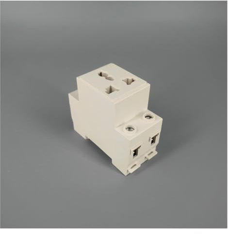 MOUKWLEK AC30 3 Pin 35mm Din Rail Mount Modular Socket 10-16A 250V