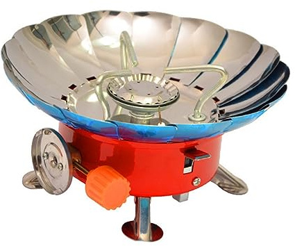 SUPVOX Windproof Stove Camping Gas Stove Burner Hiking Burner for Outdoor Camping Cooker Gas Portable