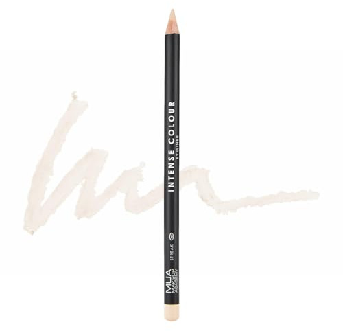 MUA Intense Colour Pencil Eyeliner, Streak (Pack of 1) | Pale Nude Shade, Perfect for Waterline, Soft & Blendable Formula, Enhanced Definition, Vegan & Cruelty Free