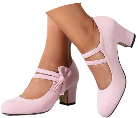 Pumps Hohe Schuhe Damen Sommer Elegant Und Bequem Brautschuhe Trachtenschuhe Weite H Mit Absatz Riemchenpumps Tanzschuhe High Heels Basic Sommerschuhe Party Casual