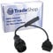 Trade-Shop OBD1 38Pin Mercedes Benz auf 16Pin OBD2 Adapter für alle Mercedes Benz Modelle bis ca. BJ 2000, W124 W140 S202 W202 W203 W204
