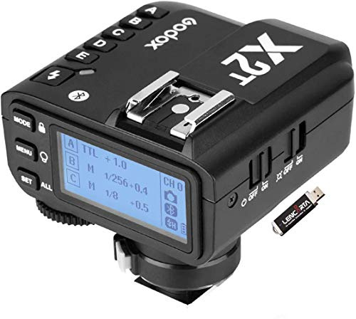 GODOX X2T-N Wireless Flash Trigger TTL 2.4G Compatible with Nikon Camera Bluetooth Connection APP Control 1/8000s HSS Transmitter for Godox X-Series Flashes, AD Series, V Series, TT Series