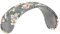 ZINZ Epaulette de Rechange Coussin Protecteur Confortable et Doux pour Sacs - Long Rose Claire