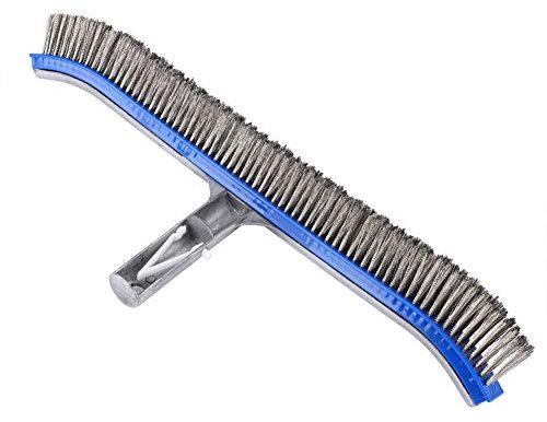 Cepillo De Acero para Piscinas Cepillo De Acero con Aluminio Y Acero Inoxidable para La Limpieza De Piscinas