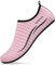 Sixspace Herren Damen Badeschuhe Wasserschuhe Aquaschuhe Strandschuhe Schnell Trocknend Slip on Breathable Schwimmschuhe Surfschuhe für Beach Pool Surfen Yoga Rosa(Lieferantengröße 39 EU)