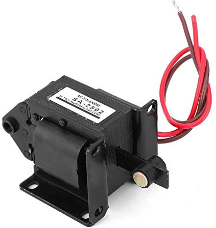 Push Pull Elektromagnet AC Zugmagnet Elektromagnet für Industrielle Automatisierung 220V AC 14.7N 15mm Hub Mini Ventil Magnetantrieb