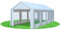 Stabilezelte 3x8m Partyzelt, Classic PRO PE Weiss