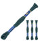 3 Docken Stickgarn je ca. 8m / Sticktwist 100% Baumwolle Stickerei verschiedene Farbwahl, Farbe :8282 dunkel petrol