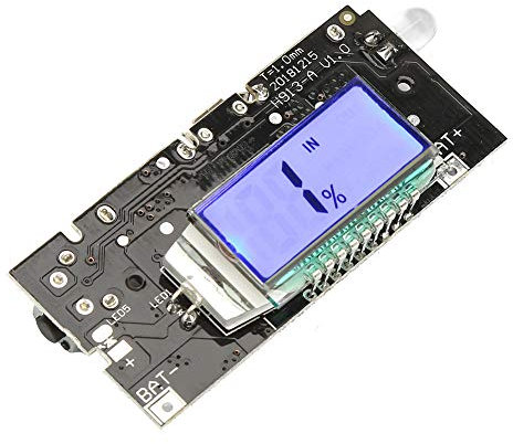 1A 2.1A Power Bank Board Doppelter USB-Überlastschutz Überladungsschutz Überentladungsschutz LCD-Display DIY-Modul für Batery Charger