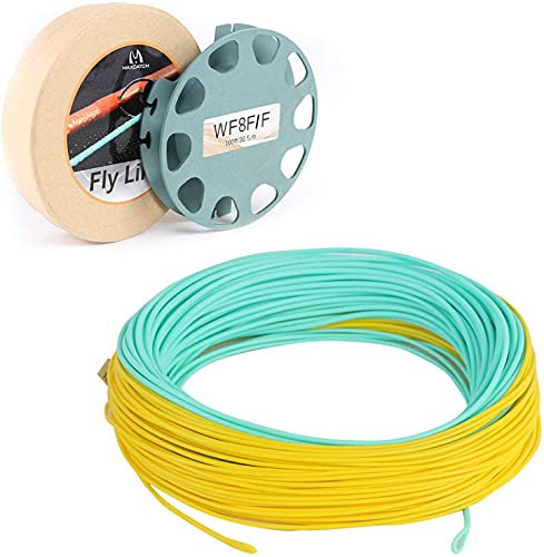 Maximumcatch schwimmende spezielle Fliegenfischen Schnur, Süßwasser und Salzwasser Fliegenschnur 100ft WF6F-WF10F (Real General Purpose Salzwasser, WF10F/F)