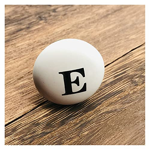 Poignée de verrouillage de porte Paquet de 10 morceaux de 33mm rond porte de porte de porte en céramique poignée blanche pure armoire/armoire/penderie/tiroir/salle de bain poignée