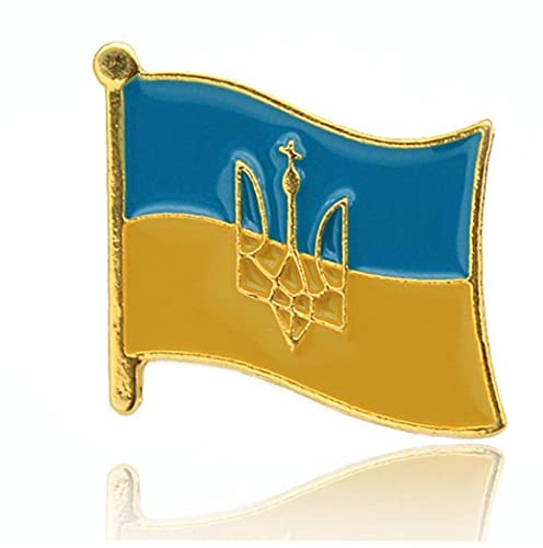 Ukraine Karte Brosche Anstecknadel Ukrainische Karte Brosche Patriotisches Abzeichen Anstecknadeln Personalisiertes Abzeichen für Männer Frauen