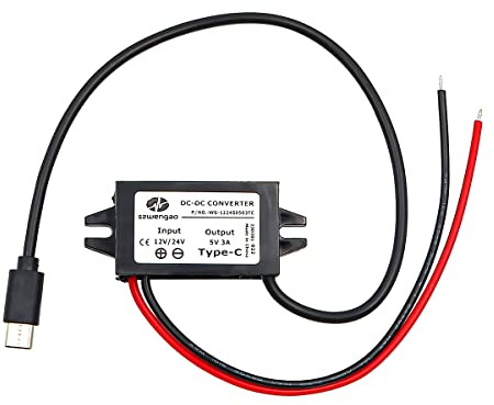 VOANZO 12 V auf USB Adapter 24/12 auf 5 V Typ C Spannungsregler für Handys Tablet PCs Laptops Auto Recorder Navigatoren 5 V elektronische Geräte