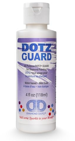 DIAMOND DOTZ 2524558 Diamond Painting Versiegelung, Dotz Guard, 118ml transparenter Schutz-Kleber für Glitzerbilder, Diamant-Malerei Zubehör