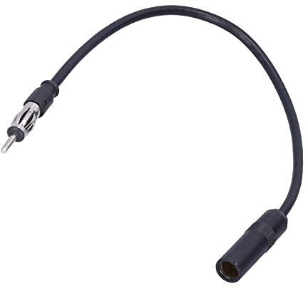 Radio Antenna Extension Cable, FM Radio Antenna Extension Cable Cord Extender Portable Universal Video Antenna Accessory for Car Black