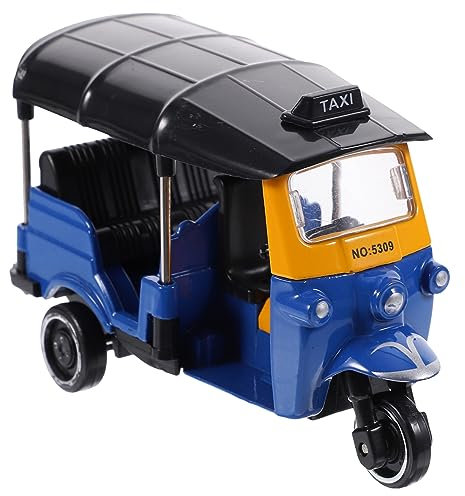 ibasenice Pull Thai Tricycle Tuk Tuk Car Für Tisch-miniauto Ornament Legierung Model Dreirad