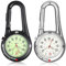 ertlutw 2 Stück Taschenuhr Mit Karabiner Befestigung Karabineruhr Taschenuhr mit Karabiner für Ärzte Krankenschwestern, Unisex Taschenuhr Karabiner Uhr Sportuhr Karabiner Uhr Sanitäter