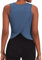 Weardear Damen Sport Tank Top Racerback Ärmellose Oberteile Frauen Open Back Shirts Yoga Jogging Laufen Workout Hellblau S