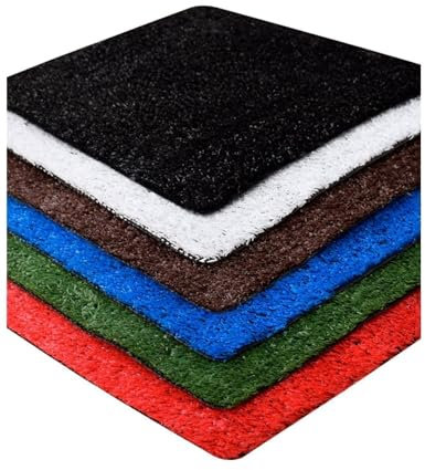 Jardin202 - Césped Artificial ColorPlus 10mm - Rollos | Alta Densidad | Césped para Eventos y Decoración | 2 x 1 Metros : 2 m2 (Negro)