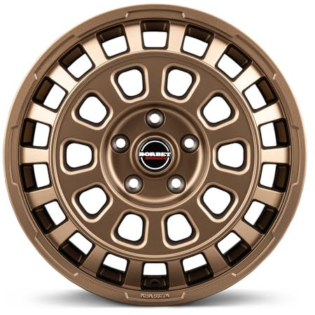 4x Borbet Felgen Alufelgen CW7 7.5x18 ET43 5x120 bronce matt kompatibel mit VW Amarok T5 T6 T6.1 T6.1 Transporter T7 Multivan Touareg