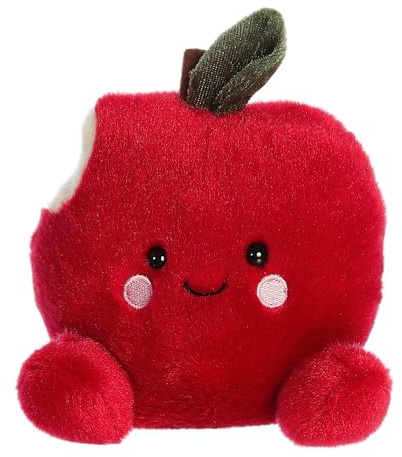 Aurora® Adorable Palm Pals™ Crisp Red Apple™ Stuffed Animal - Fun Collectible Plush for Kids and Adult Collectors - Perfect for Decorating Rooms and Birthday Gifts - 5 Inches