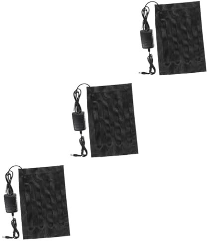 POPETPOP 3pcs Large Heat Pad Reptile Heating Mat for Lizards Warm Mat for Reptile Tank