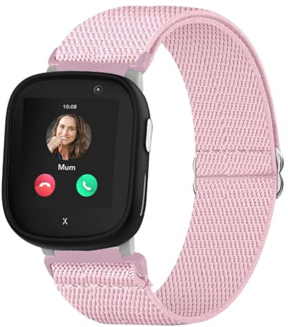 CUNUJIX Elastisch Kinder Nylon Armband Ersatz für Xplora X6 Armband, Dehnbare Loop Gewebe Ersatzband für Xplora X6 Play Mädchen Jungen
