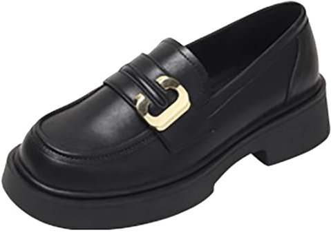 Generico Scarpe Donna Co𝐦ode Pianta Larga da Sci all'aperto Ispessimento Scarpe Sportive Donna Invernali (Black, 37)