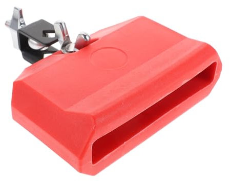 VICASKY Robuste Kuhglocke für Schlagzeug 6 Zoll Langlebiges PVC Verschleißfest mit Glatter Oberfläche für Schlaginstrumente Musikinstrument Zubehör