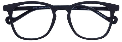 DIDINSKY Pharma Gafas de Lectura | Gafas Presbicia Ultraligeras y Resistentes con Protección Luz Azul y Antirreflejante | Especiales Farmacia | Unisex | 4 Colores (Graphite, 1, x, LONDON)