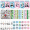 Eymobad 86 Stück Panda Party Favour Supplies,Kindergeburtstag Gastgeschenke Panda Set,Mit Schlüsselanhänger Geschenktüten Aufklebe Armbänder, für Panda Geburtstag Party Deko