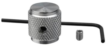 ULTECHNOVO 2 Satz Silberne Potentiometer Drehknöpfe aus Zinklegierung für Elektrische Gitarre und Bass Schaltung Leichtes Gitarrenzubehör Einfach im Shop zu Installieren