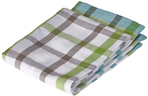 Kela Carla 12276 Geschirrtuch Karo, 100% Baumwolle, 70 x 50 cm, 2-er Pack, Einheitsgröße