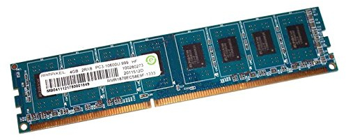 4Go RAM PC Bureau Ramaxel RMR1870EC58E9F 240PIN DDR3 PC3-10600U 1333Mhz 2Rx8 CL9