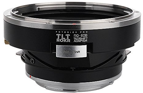 Fotodiox Pro TLT ROKR Tilt/Shift Lens Mount Adapter Compatible with Bronica SQ Lenses on Canon EOS EF and EF-S Cameras