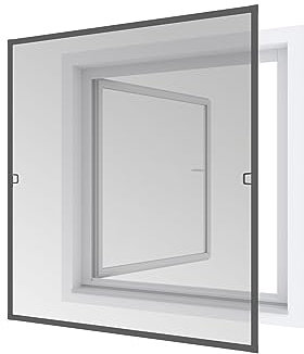 Wip Super Slim Rahmenfenster, Komplettbausatz anthrazit B 100 x H 120 cm