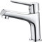 Ibergrif M11026 Arial, Mitigeur de Lavabo, Robinet de Salle de Bains Mono commande, Chromé, argent