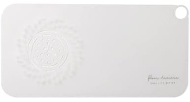Silikon Abflusssieb, Abfluss Haarfänger, Badewanne Falle für die Dusche (Weiß)