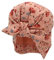 Sterntaler Mädchen Knotenmütze Cat Beanie-Mütze, Zartrosa, 55