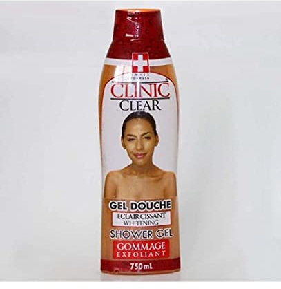 Clinic Clear Gel Douche Eclaircissant Gommage - 750 ml - Whitening Exfoliant Shower Gel