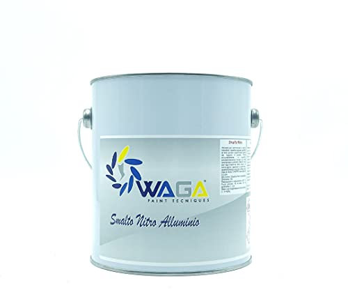 Waga Paint Tecniques - Esmalte Nitro aluminio para barnizar llantas de aleación Auto, antiarañazos (LT. 2,5)