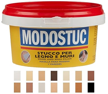 MODOSTUC Mastic professionnel pour bois et mur, séchage rapide et adhérence parfaite, Douglas 5 kg