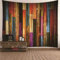 EHOMERY Wandteppich Klein Orientalisch Wanddekorationen Mehrfarbig Mehrfarbige Vintage Holzmaserung Weihnachten Tapisserie Antik Wandbehang Wandschmuck Groß Schlafzimmer Wohnzimmer 210X140Cm